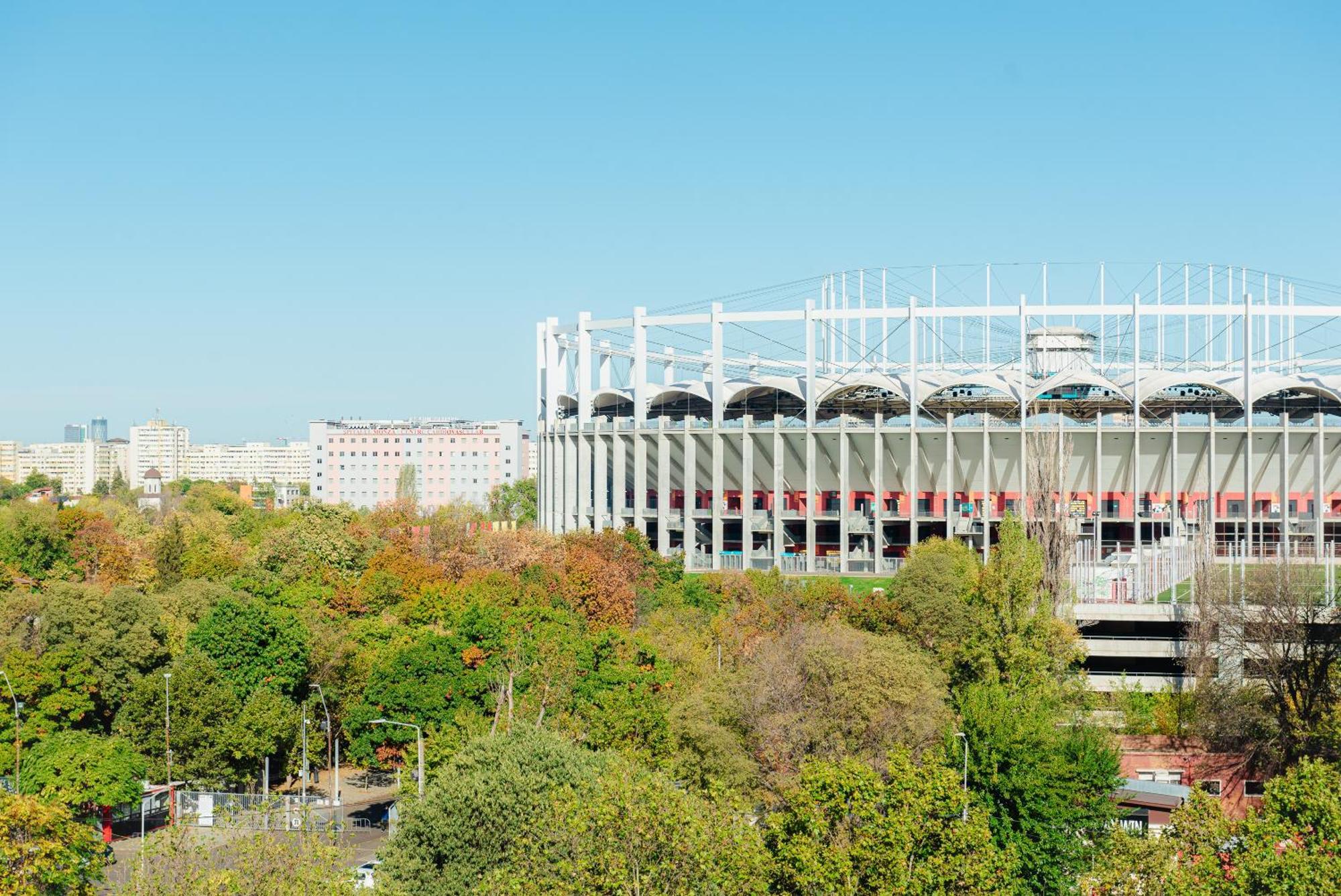 Studio @ Arena Nationala Stadium Boekarest Buitenkant foto